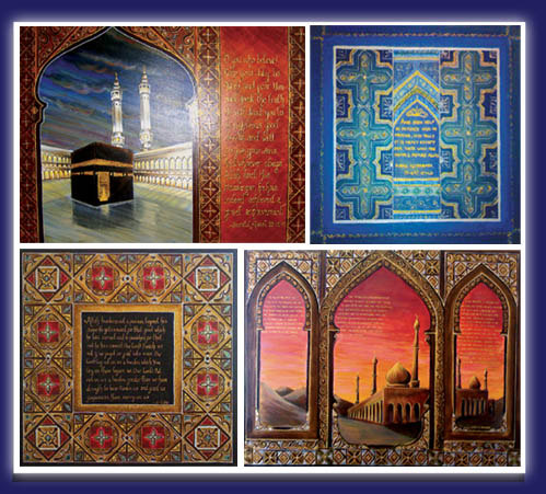 Paintings Images on Islamic Art   Muslim Art   Oil Paintings On Canvas For Sale   Modern